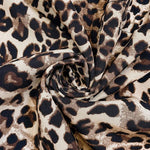 Brooke | Reversible Hooded Coat with Leopard Print