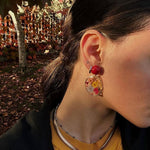 Pressed Flower Earrings - Garden Party