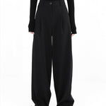 High Waist Suit Wide Leg Pants