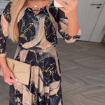 CAMILLE | PRINTED ELEGANT DRESS