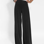 Two-piece Set Solid Soft Sleeveless Tank Vest Wide Leg Pants Casual Loose Outfit Suit