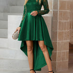 Nadorine Women's Asymmetrical Lace Bridesmaid Dress