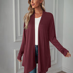 Nadorine Women's Cable Knit Oversized Dressy Cardigan Jackets Long Sleeve Cardigan Sweaters