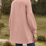 Solid Knit Soft Long Sleeve Open Front Lightweight Knit Cardigans