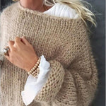 Casula Hollow Out  Mohair Sweater