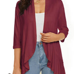 Bella | Women's Open Front Draped Cardigan