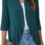 Bella | Women's Open Front Draped Cardigan