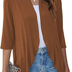 Bella | Women's Open Front Draped Cardigan