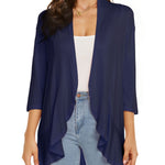 Bella | Women's Open Front Draped Cardigan