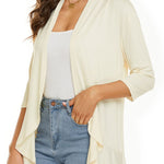 Bella | Women's Open Front Draped Cardigan