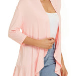 Bella | Women's Open Front Draped Cardigan