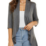 Bella | Women's Open Front Draped Cardigan