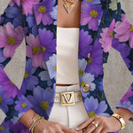 BELLAMIRA | PURPLE COSMOS BLAZER