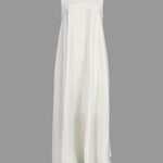 Loose Sleeveless Pockets Solid Color Split-Joint Round-Neck Maxi Dresses