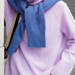 Turtleneck Sweater Casual Loose Knitted Pullover Tops