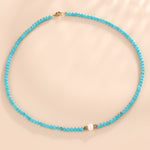 Turquoise & Pearl Necklace