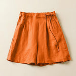 Loose Elasticity Solid Color Shorts Bottoms