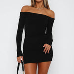 Elise Laurent | Off Shoulder Mini Dress For Women