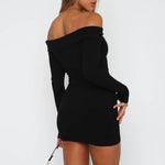 Elise Laurent | Off Shoulder Mini Dress For Women
