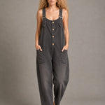 Lejla - Stylish Denim Jumpsuit With Pockets