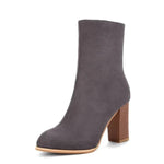 Esther | Brown High-Heel Boots