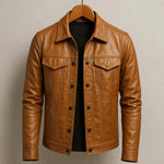 Caleb | Leather-Look Rider Jacket