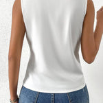Classy Sleeveless Plain Top