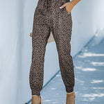 Nadorine Casual Drawstring Elastic Waist Jogging Jogger Pants with Pockets