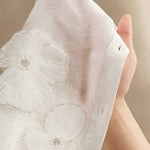Long Sleeves Applique Split-Joint Lapel Blouses&Shirts Tops
