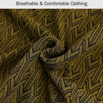 KZZ Men's New Stylish Jacquard Shirt and Shorts Set