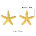 Santorini Starfish Necklace ~ Gold