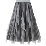 Original Stylish 7 Colors Falbala Gauze Skirt