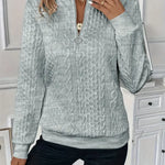 Sofía | Elegant Quarter-Zip Sweater