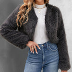Faux Fur Warm Short Jacket Coat