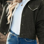 Women's Lambswool Patchwork Corduroy Jacket