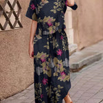 Retro Print Two Piece Sets