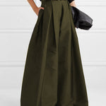 Stylish Loose High Waisted Solid Color Wide Leg Pants