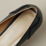 Célora Leather Ribbon Pumps