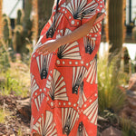 Papyrus Kimono Sleeve Tunic Dress