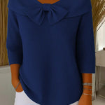 Paris | Soft Bow Knit Sweater
