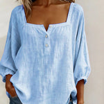 Annika | Stylish Relaxed Button Blouse