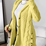 Aria ��� Cozy Argyle Knit Coat