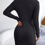 Sexy Hollow Sweater Dress