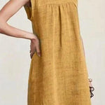 CASUAL SLEEVELESS A-LINE MINI DRESS