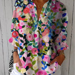 Frida | Multicolored Floral Blouse