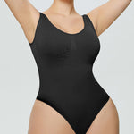 Nadorine Bodysuit Tummy Control Shapewear Seamless Carved Thong Body Shaper Tank Top