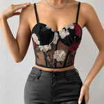 Floral Bralet Crop Tank