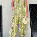 Cooper Patchwork Print Loose Jumpsuit