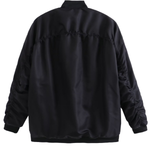 Oversized Bomber Loose Biker Jacket