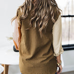 Nadorine Plaid Colorblock Buttons Long Sleeve Shirt for Women Casual Loose Business Casual 2026 | Under $40